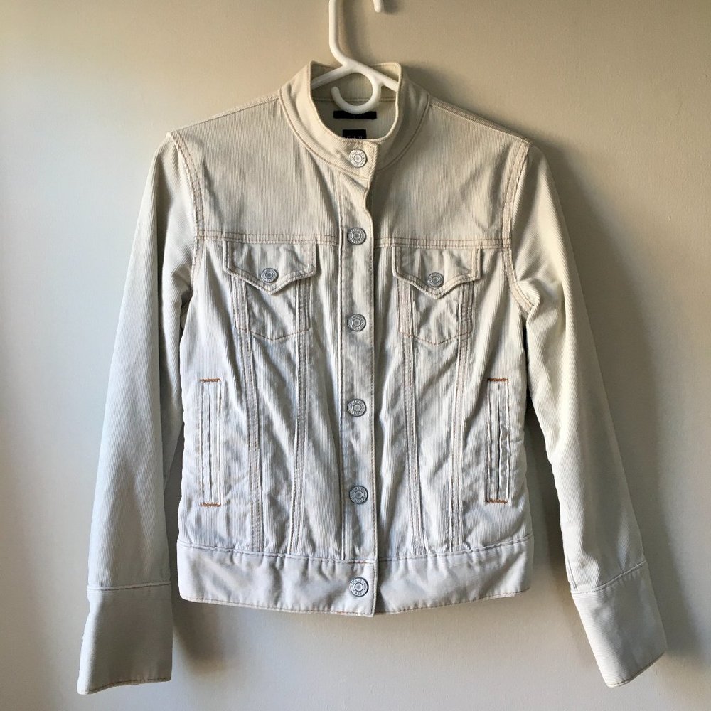 Cream corduroy jacket, Gap